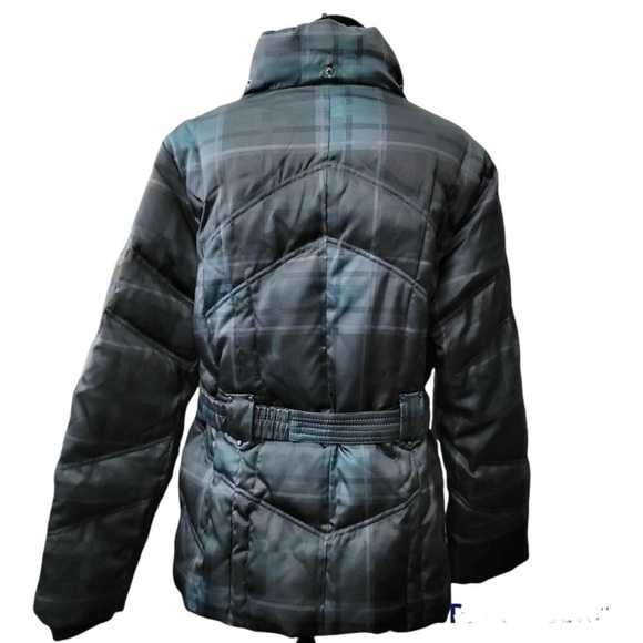 A.N.A. Down Puffer Plaid Winter Jacket Women's Size Large (No hood) - Picture 2 of 5